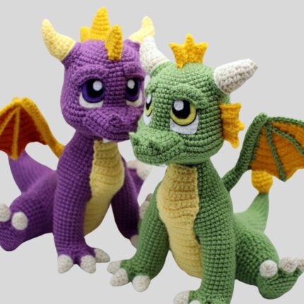 Crochet Pattern: Baby Dragon Amigurumi Pattern