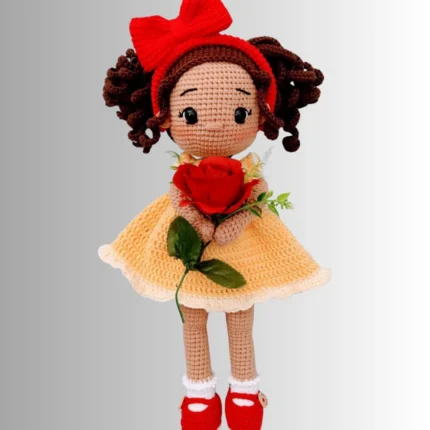 Isabela Crochet Doll Pattern - DIY Amigurumi Doll with Accessories & Outfits - Beginner to Advanced