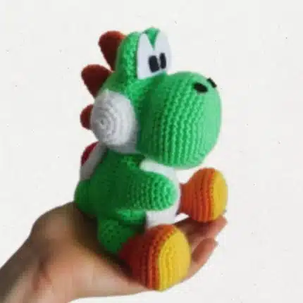 Yoshi Amigurumi Crochet Pattern PDF - Adorable DIY Mario Character Crochet Guide