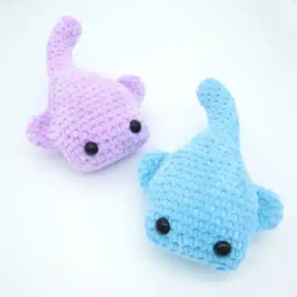 No-Sew Stingray Amigurumi Crochet Pattern - Easy DIY Ocean Animal PDF Guide