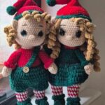 2in1 Crochet pattern, Crochet Christamas Elf pattern, Amigurumi Elf, Christmas doll pattern - Image 2