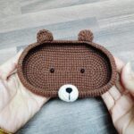 2in1 Cute Bear and Alien Eyeglasses Holder Crochet Pattern, Easy Crochet Pattern - Image 3