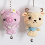 Amigurumi Mini Doll & Keychain Crochet Pattern Bundle | Easy Tutorial, DIY Miniature Keyrings, Handmade Gift - Image 4