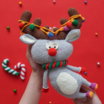 The Christmas Reindeer Crochet Pattern (Crochet Doll Pattern/Amigurumi Pattern for Baby gift) - Image 4