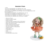 Pattern crochet doll PDF in English pattern crochet doll amigurumi pattern soft doll amigurumi toy doll dress pumpkin Doll - Image 8