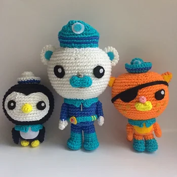 Adorable Octonauts Crochet Patterns: Create Captain Barnacles, Kwazii, Peso & More!