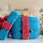 Bundle: Big and Mini Christmas Present Crochet Pattern, Plush Presents with Removable Lid, Big and Mini Crochet Christmas Candy Holder Boxes - Image 6