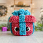 Bundle: Big and Mini Christmas Present Crochet Pattern, Plush Presents with Removable Lid, Big and Mini Crochet Christmas Candy Holder Boxes - Image 2