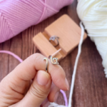 Adjustable Crochet Thread Ring, Opening Finger Yarn Guide, Cute Kitten Knitting Tool, Knitting Loop,Yarn Guides, Sewing Thimble - Image 4