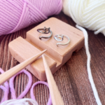 Adjustable Crochet Thread Ring, Opening Finger Yarn Guide, Cute Kitten Knitting Tool, Knitting Loop,Yarn Guides, Sewing Thimble - Image 2