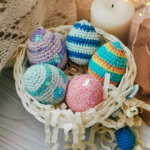 Easter Bunny with Eggs Crochet PATTERN, Amigurumi Bunny Easter Basket, English PDF file, Easter toy pattern - Image 6