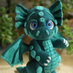 Crochet dragon pattern PDF in Eng, amigurumi dragon crochet toy pattern, crochet dino pattern, Crochet Amigurumi Dragon, amigurumi Dinosaur - Image 6