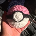 Poke Inspired Love Ball Crochet, Valentine Amigurumi Yarn Plush, Awesome Crochet Pokeball Pattern - Gotta Make Em All - Simple and Easy Crochet Pattern - Pokémon Pokeball Amigurumi Pattern - Image 2