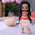 Crochet PATTERN doll with paddle Amigurumi doll Crochet doll Crochet pattern Amigurumi doll pattern cute Doll pattern - Image 5