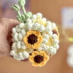 Sunflower Basket Mix Crochet Pattern - Hanging Plant Amigurumi PDF - Image 6