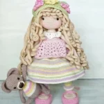 Amigurumi crochet pattern doll April, amigurumi doll, crochet pattern amigurumi, doll pattern, crochet pattern
