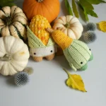 Thanksgiving Amigurumi Crochet Pattern Set | DIY Gourd, Turkey, Corn & Fall Food Decor | PDF Download - Image 6