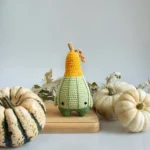Thanksgiving Amigurumi Crochet Pattern Set | DIY Gourd, Turkey, Corn & Fall Food Decor | PDF Download - Image 5