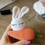 Bunny with Carrot Amigurumi Crochet Pattern - Cute Kawaii Easter Toy - Image 3