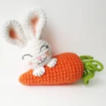 Bunny with Carrot Amigurumi Crochet Pattern - Cute Kawaii Easter Toy - Image 2