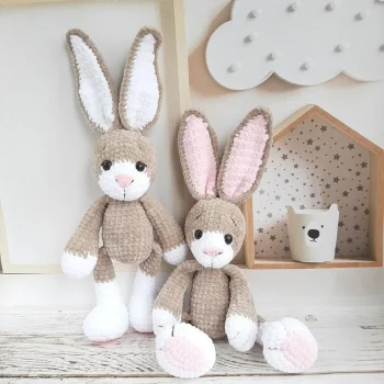 Amigurumi Bunny Rabbit Crochet Pattern PDF | English Tutorial | Easter & Christmas Gift Idea