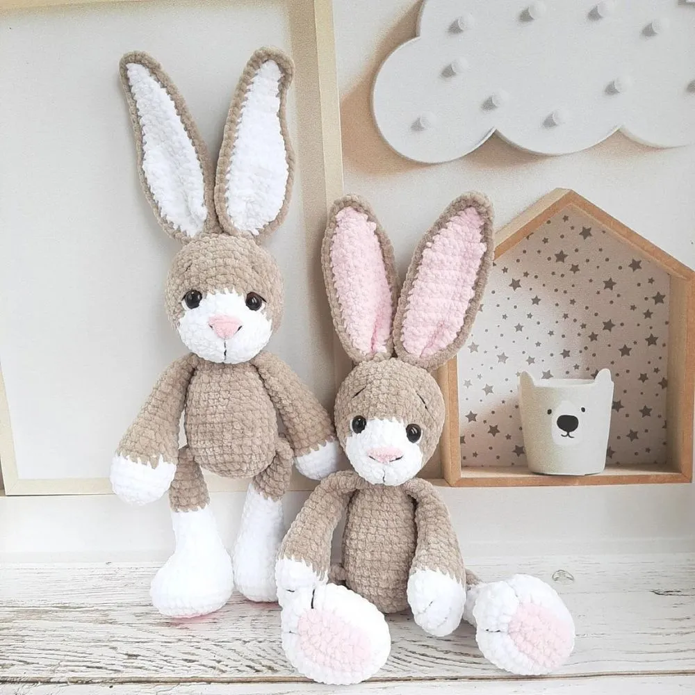 Amigurumi Bunny Rabbit Crochet Pattern PDF | English Tutorial | Easter & Christmas Gift Idea