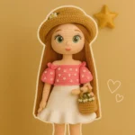 2-in-1 Crochet Doll Pattern, ESJA Doll PDF, Krutoys Pattern, Ebook Tutorial, English, 2 Outfits Included - Image 6