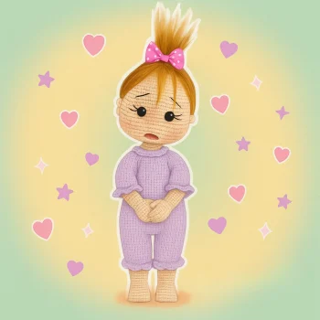 Baby Girl Amigurumi Crochet Pattern – realistic handmade baby doll plush