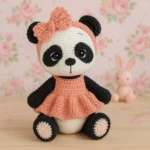 Forest Babies Panda Crochet Pattern, Easy DIY Amigurumi Panda PDF, Beginner-Friendly Crochet Pattern, Digital Crochet Download - Image 2