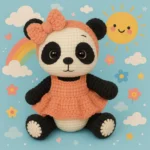 Forest Babies Panda Crochet Pattern, Easy DIY Amigurumi Panda PDF, Beginner-Friendly Crochet Pattern, Digital Crochet Download - Image 6