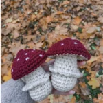 Whimsical Fly Agaric Mushroom Crochet Pattern - Amigurumi Toadstool - Image 2