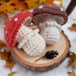 Whimsical Fly Agaric Mushroom Crochet Pattern - Amigurumi Toadstool