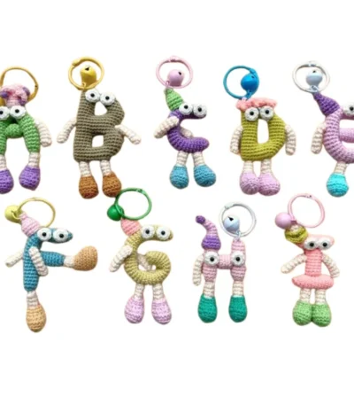 Alphabet Amigurumi Crochet Pattern Set A–Z handmade crochet letters display