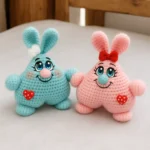 Valentine Bunnies, Amigurumi Crochet Pattern, Sweetheart Toy PDF, Beginner-Friendly Love Bunny Tutorial - Image 3