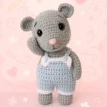 Easy No-Sew Mouse Crochet Pattern PDF – Beginner Amigurumi Toy Tutorial | Sage and Silky - Image 3