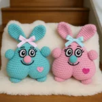 Valentine Bunnies, Amigurumi Crochet Pattern, Sweetheart Toy PDF, Beginner-Friendly Love Bunny Tutorial - Image 8