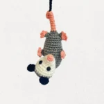 Waffles the Hanging Opossum Crochet Pattern - Amigurumi PDF Download