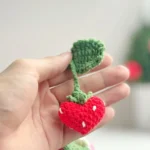 Easy Crochet Strawberry Plant Hanger Pattern - DIY Hanging Planter for Small Spaces - Image 2