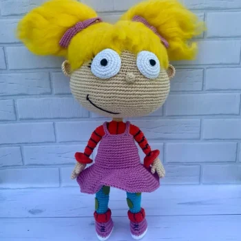 Angélica Pickles Amigurumi Crochet Pattern PDF - Adorable Rugrats DIY Crochet Guide for Beginners