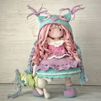 Amigurumi crochet doll pattern Ariella, amigurumi pattern doll crochet, amigurumi crochet, crochet doll pattern, amigurumi doll