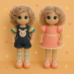 Amigurumi Baby Doll, Plush Crochet Pattern, Beginner-Friendly PDF, Handmade Doll Tutorial, Soft Baby Toy Pattern - Image 8