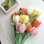 Tulip & Lily of The Valley Crochet Pattern - Wedding Bouquet PDF - Image 5