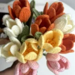 Tulip & Lily of The Valley Crochet Pattern - Wedding Bouquet PDF - Image 6