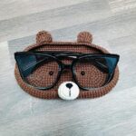 2in1 Cute Bear and Alien Eyeglasses Holder Crochet Pattern, Easy Crochet Pattern - Image 2