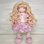 Rose Crochet Doll Pattern, Amigurumi Doll Pattern, Amigurumi Tutorial, English Pattern Pdf, diy gift for girl - Image 4
