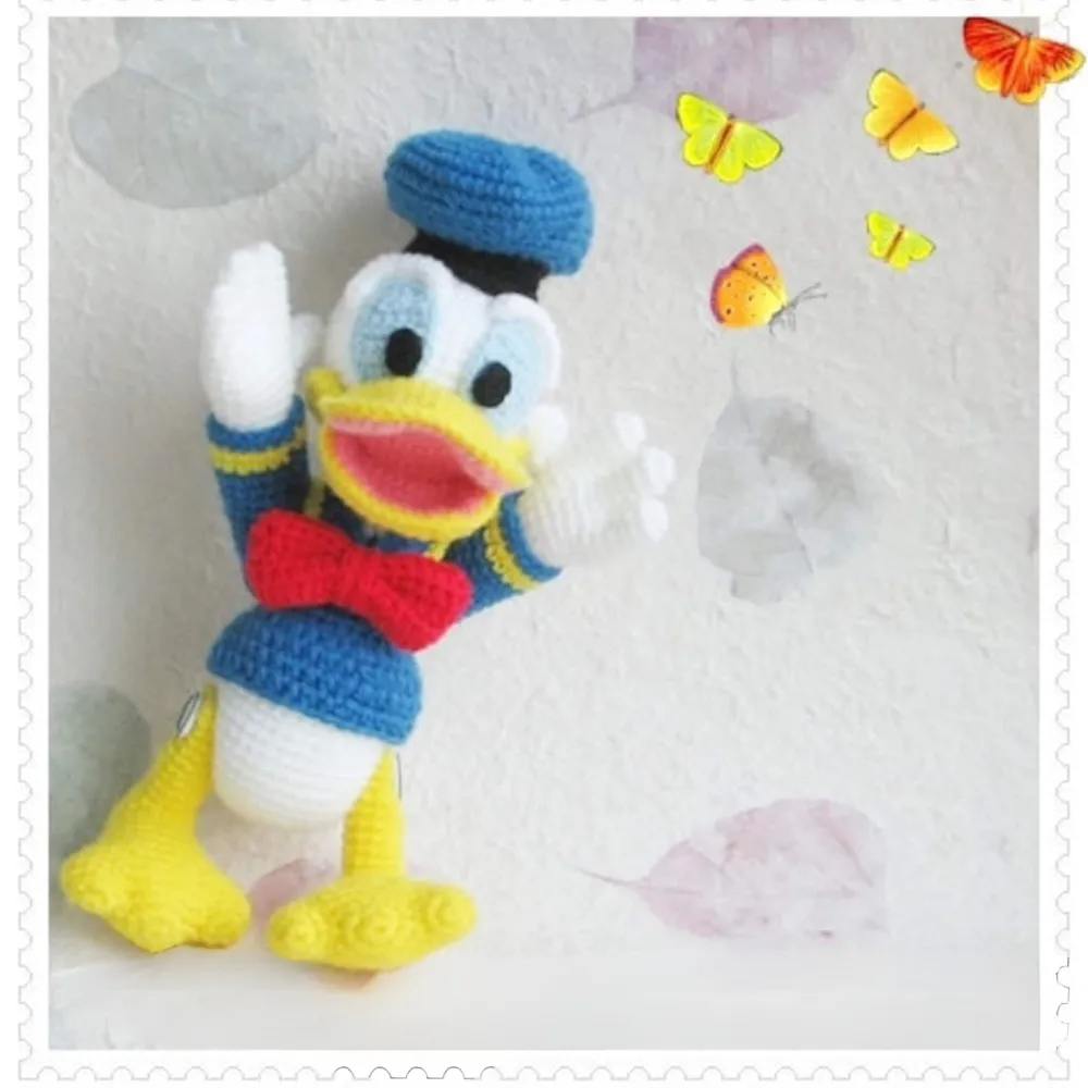 Donald Duck 8.5 Inches Amigurumi Crochet Pattern PDF - Easy DIY Disney Character Crochet Guide