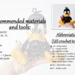 Daffy Duck Amigurumi Crochet Pattern PDF - Step-by-Step Looney Tunes DIY Crochet - Image 4