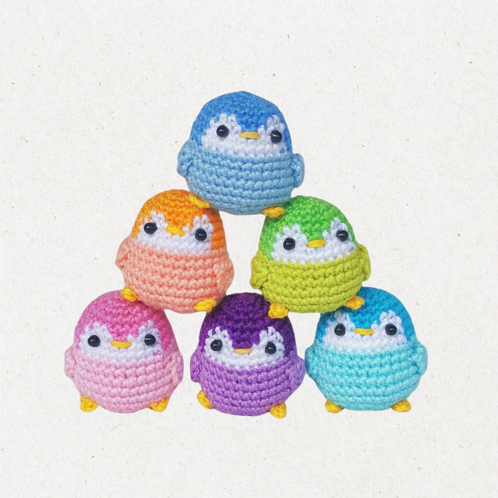 Chubby Penguin Amigurumi Crochet Pattern PDF - Cute and Easy DIY Penguin Crochet Guide for Beginners