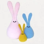 Coloring Bunny Amigurumi Crochet Pattern, DIY Multicolor Bunny Crochet Tutorial, Beginner-Friendly Amigurumi PDF, Digital Crochet Pattern Download - Image 2