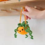 No-Sew Pumpkin On Swing Crochet Pattern - Halloween Car Hanging PDF - Image 4